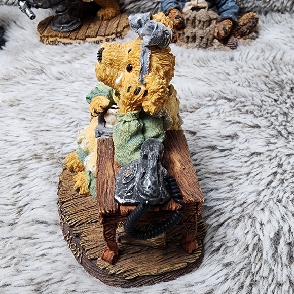 Lot of 4 Boyds Bears 🐻 & Friends The Bearstone Collection Figures - Picture 12 of 17